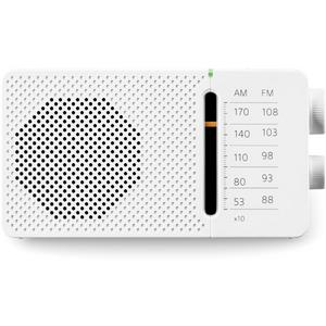 Radio - Radio SR-36 Taschenformat 2xAA Batterien weiß - A500455