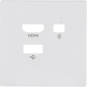 Kommunikationstechnik - Zentralscheibe Multimedia Connector 3-fach studioweiß matt - Plattform 63 - 2CKA008200A0226