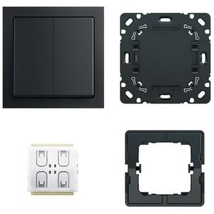 Sender/Fernbedienung für Installationsschalterprogramme - Komplettset 3x Friends of Hue Smart Switch Funk schwarz matt - Plattform 63 - 2CKA006710A0021