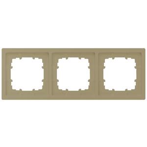 Abdeckrahmen - Style Rahmen 3-fach 224x82 mm Malt Gold - 5TG13230MG