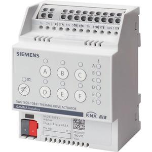 Bussystem-Heizungsaktor - N 605D41 Thermoantriebaktor - 6x AC 24-230 V mit 6 integrierten Reglern - 5WG1605-1DB41