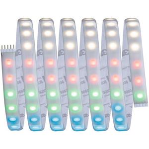 LED-Bänder und Zubehör - MaxLED 1000 LED Band 2,5m RGBW IP44 Cover 3000K 28W 230/24V Silber - 70530