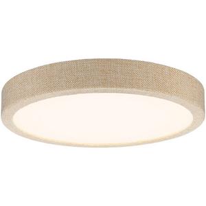 Anbauleuchte - LED Panelleuchte Albia Fabric IP44 15W 3000K 300mm beige - 71052