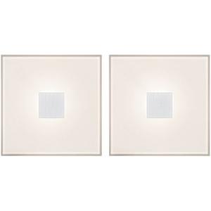 Wandleuchte - LumiTiles Leuchtfließen Basisset quadratisch 10x10cm 2700K 2er-Set - 78401