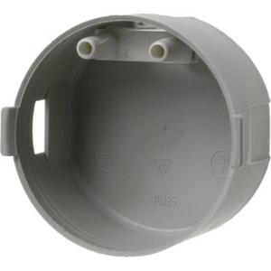 Hohlwanddosen - Berührungsschutzdose flach Ø 45 mm Integro / grau - 9182001