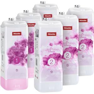 Zubehör für Geschirr-, Wasch- und Trockengeräte - Waschmittel Set 6 Miele UltraPhase FloralBoost - 12282430