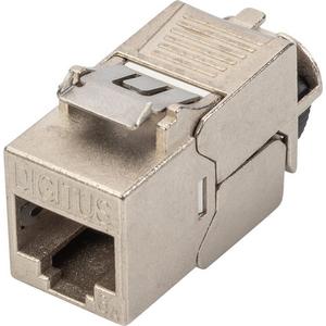 Modularer Steckverbinder - CAT 6A Keystone Modul geschirmt mit intelligentem Kabelmanager Set (24 Stück) - DN-93619-24