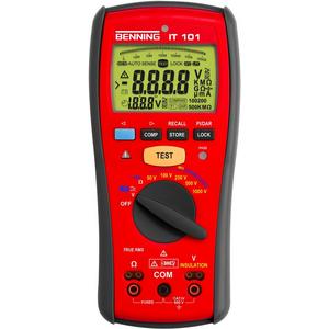 Multimeter - Isolationswiderstandsmessgerät TRMS LED Fremdspannung-LED Cat IV inkl. Zubehör - 044033
