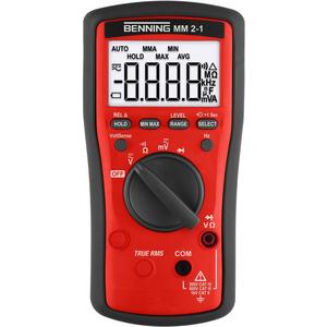 Multimeter - TRMS Digital-Multimeter 1000V AC/DC Widerstand - Frequenz inkl. Zubehör - 044691