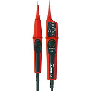 Spannungsprüfer - DUSPOL analog Spannungsprüfer Cat IV 600 V Anzeige LED/Tauchspule Drehfeld IP65 - 050261
