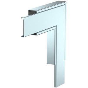 Flachwinkel für Brandschutzkanal - Flachwinkel mit Brandschutzgewebe 350x350x40 mm Stahl bandverzinkt - 7218062