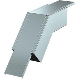 Zubehör für Brandschutzkanal - Bogen 45 Grad fallend mit Brandschutzgewebe 455x100x197 Stahl bandverzinkt - 7218106