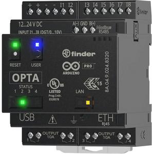 Logikmodul - Logikrelais 24V DC - 8/4 Ein- Ausgänge 10A - USB-C / RJ45 - Open Source / Cloud - 8A.04.9.024.8320