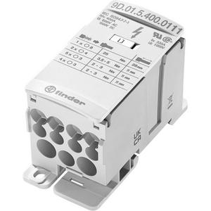 Verteilerbaugruppe Klemmen - Energie-Verteilerblock 400 A für Tragschiene 35 mm - 1 Eingang / 11 Ausgänge - 9D.01.5.400.0111