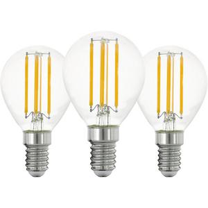 LED Lampen Sonderformen - LED Tropfenlampe E14 Filament P45 7W 806lm 2700K 3er PACK - 113106