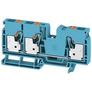 Durchgangs-Reihenklemme - Durchgangs-Reihenklemme PUSH IN 10 mm² 1000V 57A Anzahl Anschlüsse: 3 - 2490510000