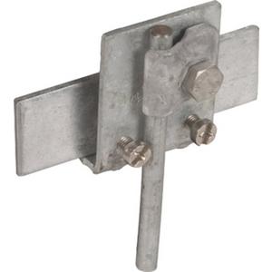 Anschlussklemme für Blitzschutz - Falzklemme mit Klemmbock St/tZn Rd. 6-10 mm - 365020