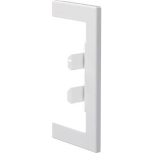 Wandanschlussblende für Geräteeinbaukanal - Wand-Blende BR/H/N/A/S 68x130 OT80 verkehrsweiß - BR65130W9016