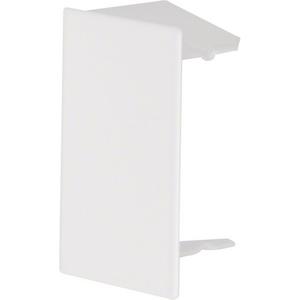 Endstück für Leitungsführungskanal - Endstück aus Stahlblech zu Leitungsführungskanal LFS 40x60 mm verkehrsweiß - LFS4006069016
