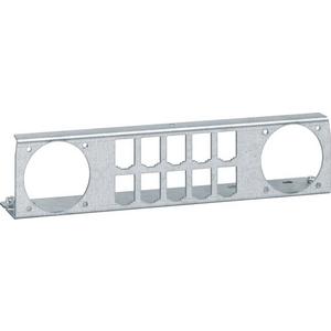 Frontpanel/Patchpanel leer (Schaltschrank) - Patchpanel für 10xRJ45+2x Integro flow - UM00K3
