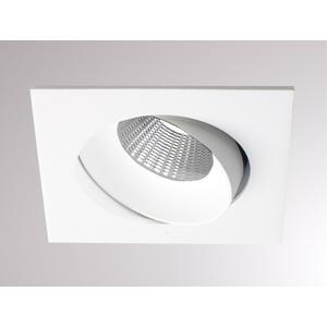 Downlights und Einbaustrahler - KALIO SQUARE R Einbaustrahler weiß LED 8W 2700K - 308-30023500