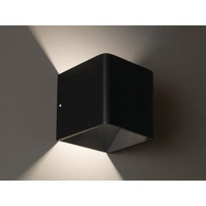 Wandleuchte - NOVEL W Wandaufbauleuchte schwarz matt LED 3000K - 472-3929060