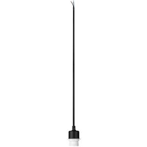 Pendelleuchte - FENDA Pendelabhängung A60 schwarz ohne Schirm ohne Rosette offenes Kabel max.60W - 132660