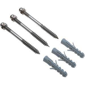 Mechanisches Zubehör - SCHRAUBENSET edelstahl M6 inkl. Hutmuttern Dübel und Unterlegscheiben - 228752