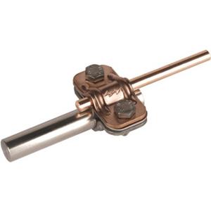 Trennklemme für Blitzschutz - Zweimetall UNI-Trennklemme Kupfer/St/tZn Rd./Rd. 8-10/16 mm - 460507