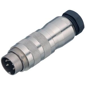 Rundsteckverbinder (Industriesteckverbinder) - M16 IP67 Kabelstecker, 4-polig (04-a), 6,0-8,0 mm schirmbar löten IP67 UL - 99 5609 09 04