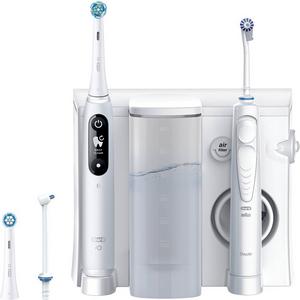 Mundpflegegerät - Oral-B Center OxyJet Reinigungssystem - Munddusche und Oral-B iO6 - 841204