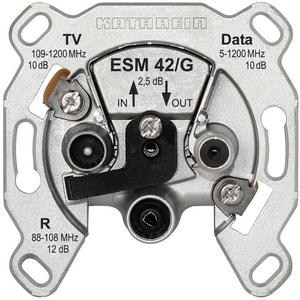 Antennensteckdose - Modem-Durchschleifdose 3-Fach  ESM 42/G - 21110055