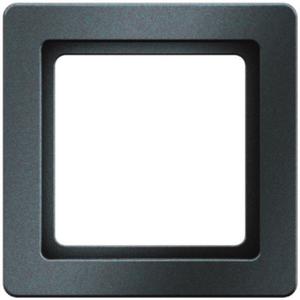 Abdeckrahmen - Q.1 Rahmen 1fach schwarz matt lackiert - 10116085
