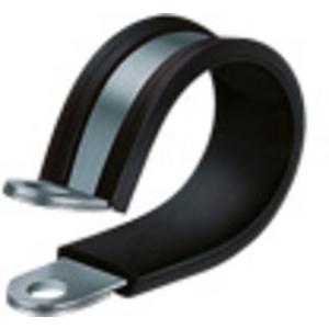 Rohrschelle - Schlauch-Klemmschelle Stahl verzinkt/Gummiprofil AD 27,0 - 29,0 mm - 10308000021