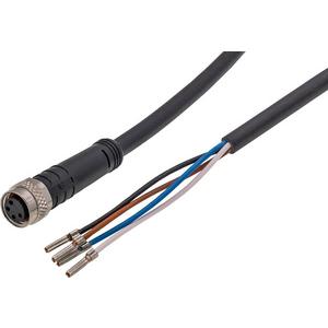 Konfektioniertes Sensor-Aktor-Kabel - Anschlussleitung 5m M8 Dose 4polig gerade  Anschlussleitung 5m M8 Dose 4pol - VK500375
