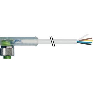 Konfektioniertes Sensor-Aktor-Kabel - M12 Bu. 90° A-kod. freies Ltg-ende LED - 7000-12441-2350300