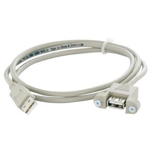 EDV-/Datenkabel - USB-A Durchführung Stift/Buchse mit 5m Leitung - 4000-68000-9040150