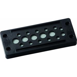 Einführungsflansch für Kleingehäuse/Schaltschrank - Systemtechnik KDP/X 24/17-1 sw - 87301356
