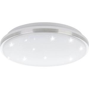 Anbauleuchte - MARUNELLA-S Deckenleuchte DM340mm weiß/Nickel-matt/Kristalleffekt - 75626