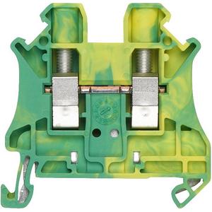 Schutzleiter-Reihenklemme - PE-Durchgangsklemme mit Schraubanschluss Klemmenbreite 5,2mm Farbe grün-gelb - 8WH1000-0CF07