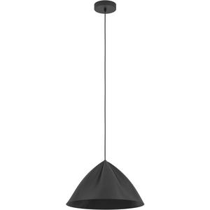 Pendelleuchte - PODERE Hängeleuchte 1xE27 schwarz - 900835