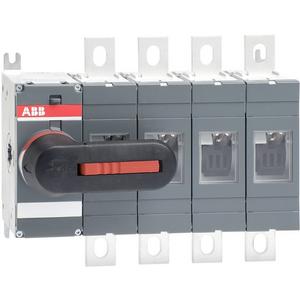 Lasttrennschalter - OT400E04K Lasttrennschalter 4-polig 400A m. direkt mont. Griff - 1SCA022763R5550