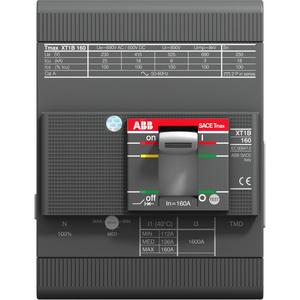 Leistungsschalter für Trafo-, Generator- und Anlagenschutz - XT1N 160 TMD 125-1250 4p F F InN=100% Kompaktleistungsschalter Tmax XT1 - 1SDA067427R1