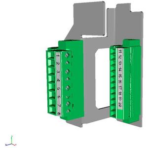 Zubehör für Niederspannungs-Schalttechnik - XR2/3 Multistecker 8-polig für Stromwandler - 1SEP408513R0001