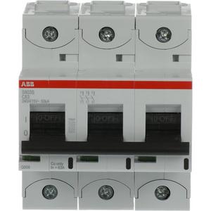 Leitungsschutzschalter - LS-Schutzschalter 3-polig 25kA /6kA C-Char 63A 4,5TE - 2CCS863001R0634