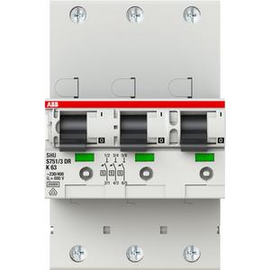 Selektiver Hauptleitungsschutzschalter - S751/3DR-K 63 sel. Haupt-LS SHU K-Char. 25kA 63A 3x1P - 2CDH781001R2607