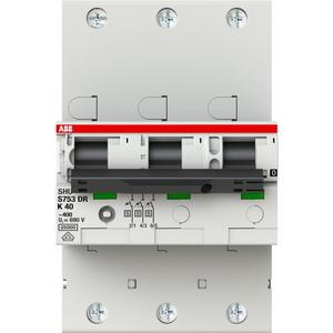 Selektiver Hauptleitungsschutzschalter - S753DR-K 40 sel. Haupt-LS SHU K-Char. 25kA 40A 3P - 2CDH783001R0557