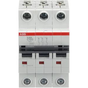 Leitungsschutzschalter - LS-Schutzschalter 3-polig 6kA /6kA C-Char 100A 3TE - 2CDS253001R0824