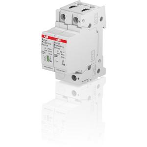 Überspannungsableiter für Energietechnik/Stromversorgung - OVR T2 1N 80-275s P QS SPD T2 mit Reservevar 230/400V TT/TNS 1P - 2CTB815708R1400