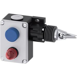 NOT-AUS-Seilzugschalter - Seilzugschalter 2x M25x1,5, 1S+1Ö Verrastung EN ISO 13850, mit LED rot - 3SE7140-1BD04-1AS6